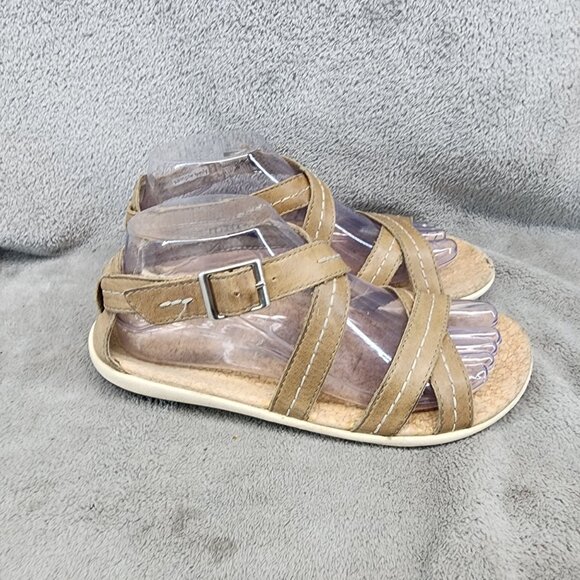 Spenco Shoes Womens Size 7 Andi Tan Leather Sandals *Read* - Picture 5 of 11